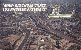 11700658 Los_Angeles_California Freeway Systems Downtown Aerial View - Autres & Non Classés