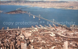 11700654 San_Francisco_California Birdseye View Of Bay Bridge Oakland Bridge Yer - Autres & Non Classés