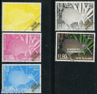 New Zealand 2000 Birds Colour Separation 4v+final Stamp, Mint NH, Nature - Birds - Ongebruikt