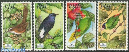 Fiji 2003 Birdlife 4v, Mint NH, Nature - Bird Life Org. - Birds - Flowers & Plants - Sonstige & Ohne Zuordnung