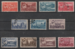 1947 - Le Roi Mihai / Vues Sur La Ville Mi No 1066/1076 - Used Stamps