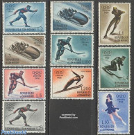 San Marino 1955 Olympic Winter Games 10v, Mint NH, Sport - (Bob) Sleigh Sports - Ice Hockey - Olympic Winter Games - S.. - Ungebraucht