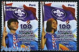 Peru 2011 100 Years Scouting In Peru 2v, Mint NH, Sport - Scouting - Sonstige & Ohne Zuordnung