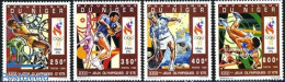 Niger 1996 Olympic Games 4v, Mint NH, Sport - Athletics - Gymnastics - Olympic Games - Swimming - Table Tennis - Tennis - Atletica
