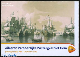 Netherlands 2011 Piet Hein, Metal Stamp Presentation Pack 444, Mint NH, Transport - Various - Ships And Boats - Other .. - Ongebruikt