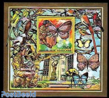 Togo 1990 Scouting, Butterflies S/s, Mint NH, Nature - Sport - Butterflies - Scouting - Togo (1960-...)