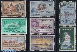 Tonga 1962 Emancipation Overprints 8v, Mint NH - Sonstige & Ohne Zuordnung