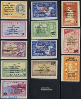 Tonga 1967 Peace Corps 12v, Mint NH, Transport - Various - Ships And Boats - Maps - Schiffe