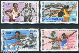 Niger 1987 Africa Games 4v, Mint NH, Sport - Athletics - Sport (other And Mixed) - Atletiek