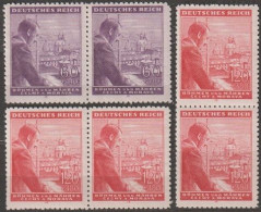 05/ Pof. 106-107, Pairs - Unused Stamps
