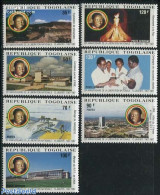 Togo 1987 Liberation 7v, Mint NH, Health - Nature - Science - Health - Water, Dams & Falls - Mining - Togo (1960-...)