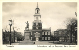 11700564 Philadelphia Pennsylvania Independence Hall Commodore Barry Monument Ph - Sonstige & Ohne Zuordnung