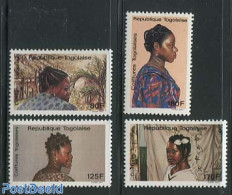 Togo 1988 Hair Dressings 4v, Mint NH, Various - Costumes - Disfraces