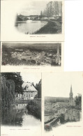 Joinville (52) - Lot 4 Cartes : Pont De 100 Mètres, Vue Générale Nord, Côté Du Château, Château Du Grand Jardin - Joinville