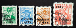 Österreich 1935, Mi 613-16 Gestempelt "Winterhilfe II" - Usados
