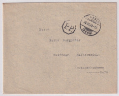 Brief Gelaufen Von SAANEN (BERN) Nach HERZOGENBUCHSEE Mit 6-Eckigem PP - Postmark Collection