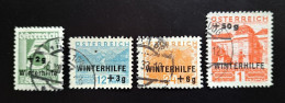 Österreich 1933, Mi 563-66 Gestempelt "Winterhilfe I" - Gebraucht