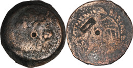 GRECE ANTIQUE - EGYPTE - Royaume Lagide - Ptolémée - Zeus - Aigle - CONTREMARQUE CROCODILE ? - 19-240 - Griechische Münzen