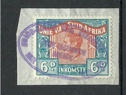 SOUTH AFRICA Inkomste Revenue Tax 6 D. O - Dienstmarken