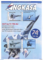 Indonesia 2020 Angkasa 4v M/s, Mint NH, Transport - Aircraft & Aviation - Aviones