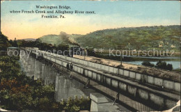 11700417 Franklin Pennsylvania Washington Bridge French Creek Allegheny River Fr - Sonstige & Ohne Zuordnung