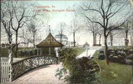 11700407 Philadelphia Pennsylvania Rustic Bridge Zoological Gardens Philadelphia - Sonstige & Ohne Zuordnung