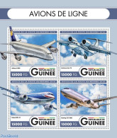 Guinea, Republic 2016 Airliners, Mint NH, Transport - Aircraft & Aviation - Avions