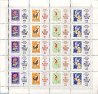 Hungary 1965 Stamp Day M/s, Mint NH, Nature - Transport - Animals (others & Mixed) - Flowers & Plants - Stamp Day - St.. - Unused Stamps