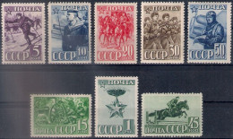 Russia 1941, Michel Nr 793-800, MLH OG - Unused Stamps