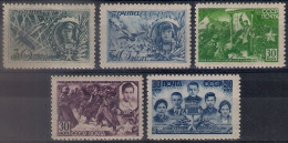 Russia 1943, Michel Nr 860-64, MNH OG - Nuevos