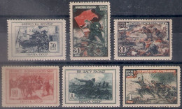 Russia 1945, Michel Nr 953-58, MLH OG - Ungebraucht