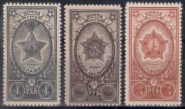 Russia 1945, Michel Nr 948-50, MNH OG - Nuevos