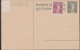 1906/ Schweiz Postkarte PrP 42, 7 1/2 Grau  Zum:CH 136 Mi:CH:136x, Tell Knabe - Lettres & Documents