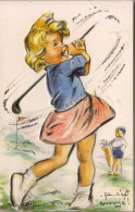 ÇA C'EST ENVOYÉ  ....... Thème Golf .....Illustrateur Germaine Bouret ..... Avec Découpis  .... état TB - Bouret, Germaine