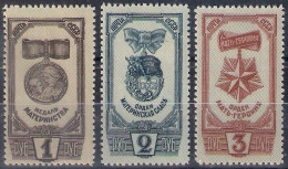 Russia 1945, Michel Nr 994-96, MLH OG - Ongebruikt