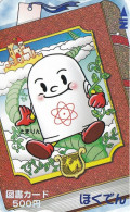 Japan Prepaid Libary Card 500 -  Tepco Cartoon Atomic - Giappone