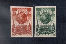 Russia 1946, Michel Nr 1074B-75B, MLH OG - Unused Stamps