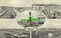 R622218 Greetings From Hove. L. 6171. Silveresque 3059V Style Postcard. Valentin - Monde