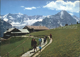 11698628 Grindelwald Bergstation Und Restaurant First Fiescherhoerner Eiger Jung - Other & Unclassified