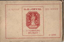 NOTRE-DAME D'ORVAL : Abbaye - Carnet Complet 2ème Série. ( 10 Cartes ) - Florenville