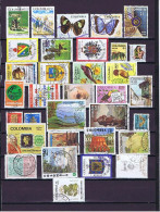 Kolumbien,  Colombia 1976-1994: 47 Diff.  Used, Gestempelt - Kolumbien