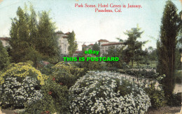 R622642 Park Scene. Hotel Green In January. Pasadena. Cal. M. Rieder. No. 4535. - Wereld
