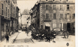 Belfort :  Grand'rue : Musique Militaire     ///  Ref. Mai 24 /// BO. 90 - Belfort - Ville