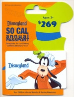 U.S.A. Disneyland California Ticket # 143a - Toegangsticket Disney