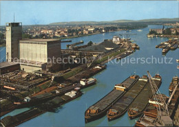 11698383 Basel BS Kleinhueninger Rheinhafen Frachter Basel BS - Other & Unclassified