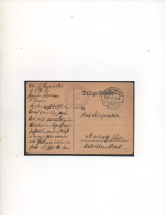 ALLEMAGNE, 1915, VEREINSLAZARETTZUG  A.3 - Correos De Prisioneros De Guerra