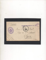 ALLEMAGNE,1914, RESERVE-LAZARETT II , WEINGARTEN, CENSURE - Gevangenenpost