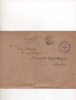 ALLEMAGNE,1915, RESERVE-LAZARETT  ,BERLIN-PANKOW, POUR FRANCE,  CAMP COETQUIDAN (MORBIHAN) - Prisoners Of War Mail