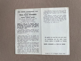BOGAERTS Maria Adelia °PERK 1880 +VILVOORDE 1964 - DAEMS - VAN DE VENNE - Obituary Notices