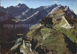 11698311 Ebenalp Berggasthaus Ebenalp Mit Wildkirchli Schaefler Saentis Und Alma - Andere & Zonder Classificatie